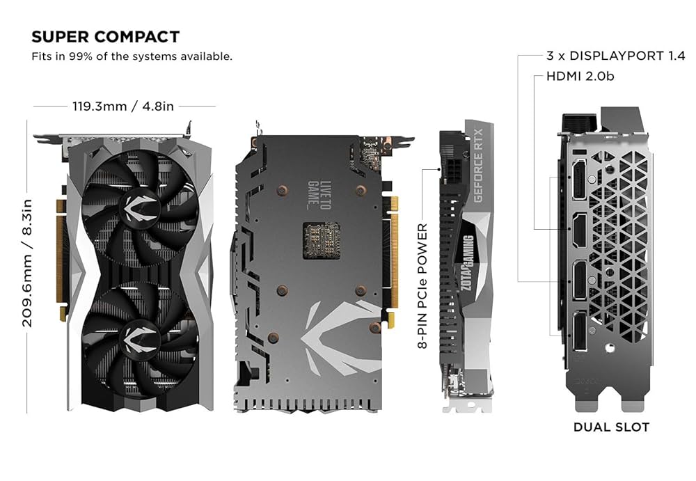 Amazon | ZOTAC(ゾタック) Gaming GeForce RTX 2060 ツイン